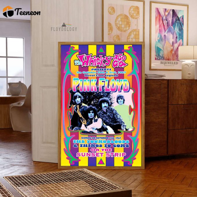 The Whisky A Go Go 1967 – Pink Floyd Poster For Home Decor Gift For Home Decor Gift 1