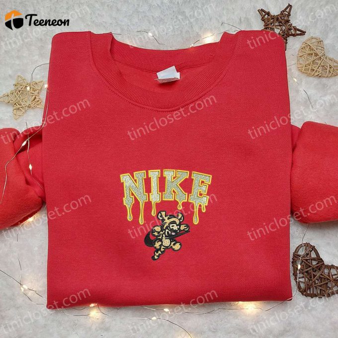 Tigger X Nike Embroidered Shirt Disney Characters Hoodie &Amp;Amp; Nike Inspired Sweatshirt: Stylish &Amp;Amp; Unique Collection 1