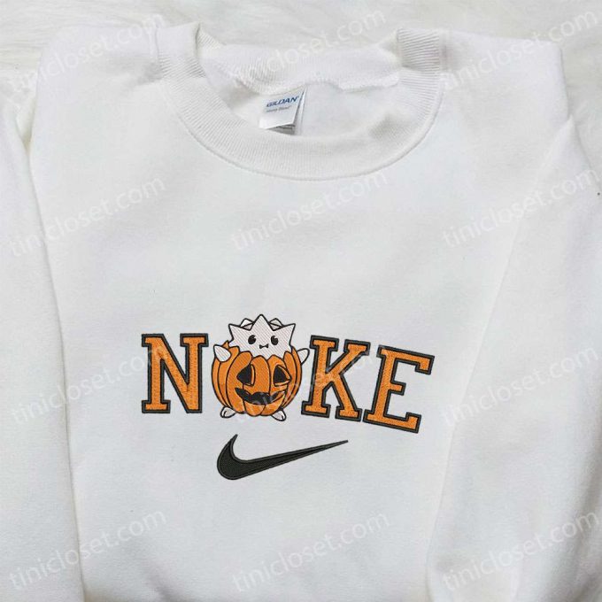 Togepi Pumpkin X Nike Embroidered Sweatshirt - Halloween Shirt B Gift For Men Women Gift Ideas 4