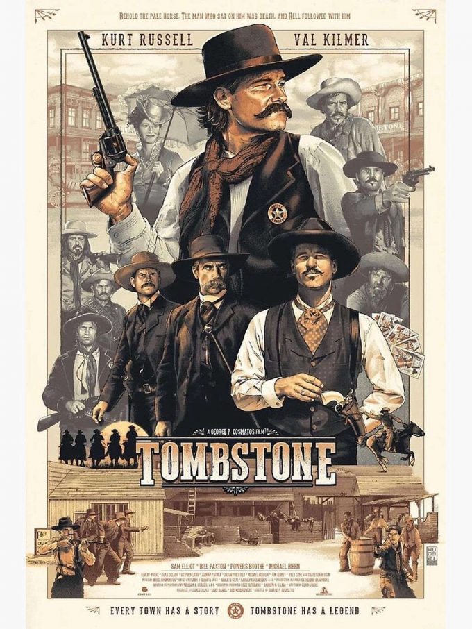 Tombstone Movie Poster For Home Decor Gift Premium Matte Vertical Poster For Home Decor Gift 2