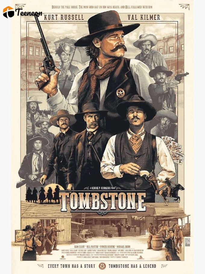 Tombstone Movie Poster For Home Decor Gift Premium Matte Vertical Poster For Home Decor Gift 1