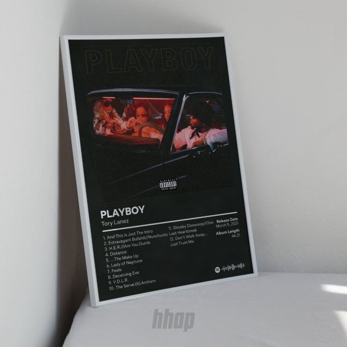 Tory Lanez - Playboy - Album Cover - Hip Hop Wall Art - Tory Lanez Poster For Home Decor Gift 4