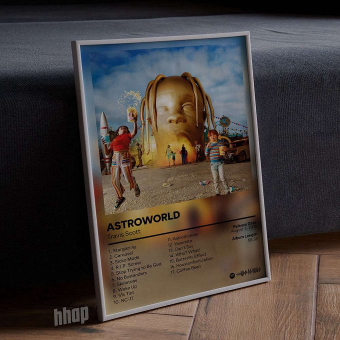 Travis - Astroworld - Album Cover Poster For Home Decor Gift - 2