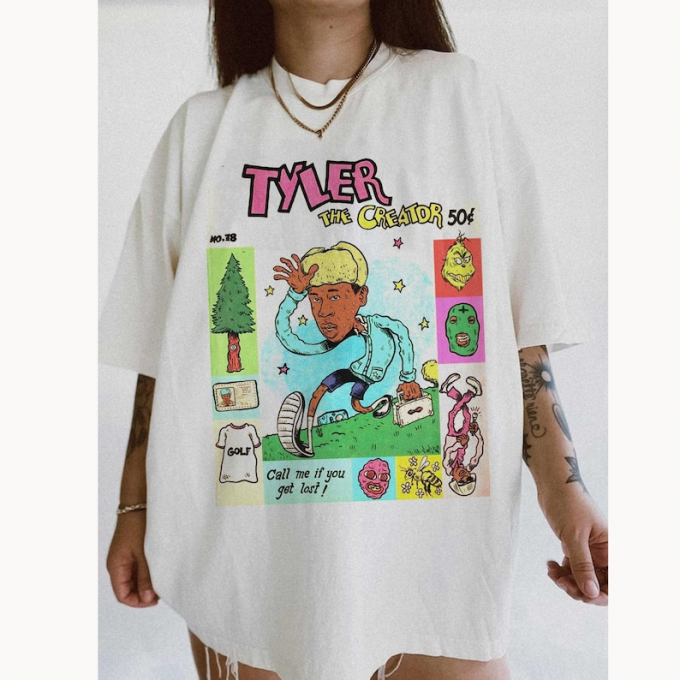 Tyler Call Me If You Get Lost Album Shirt: Stylish &Amp; Exclusive Merchandise For True Fans 5