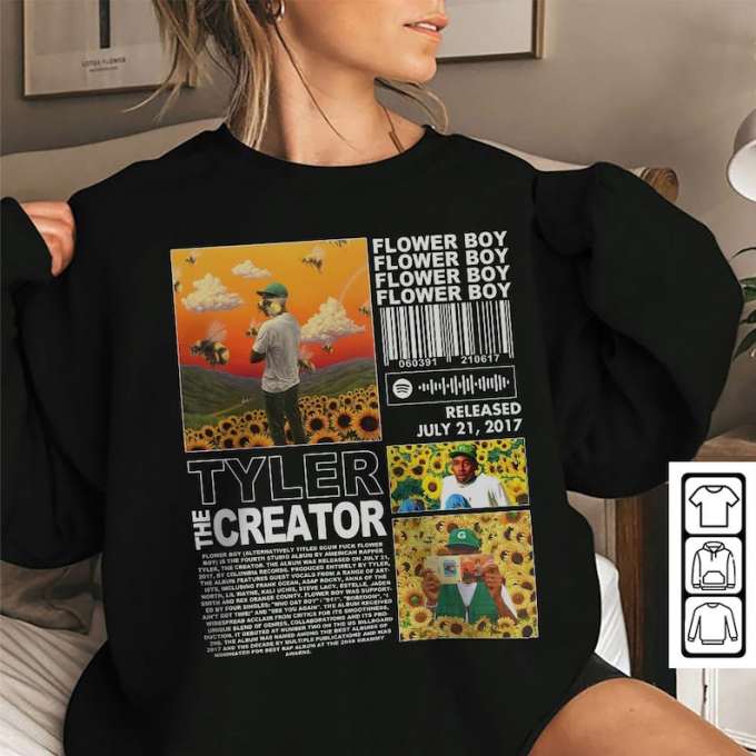 Tyler The Creator Flower Boy Album Shirt - Stylish Merchandise For Fans 2