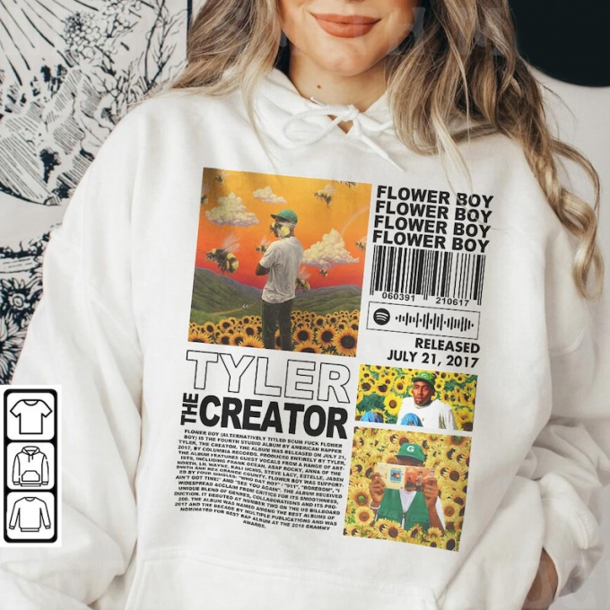 Tyler The Creator Flower Boy Album Shirt - Stylish Merchandise For Fans 4