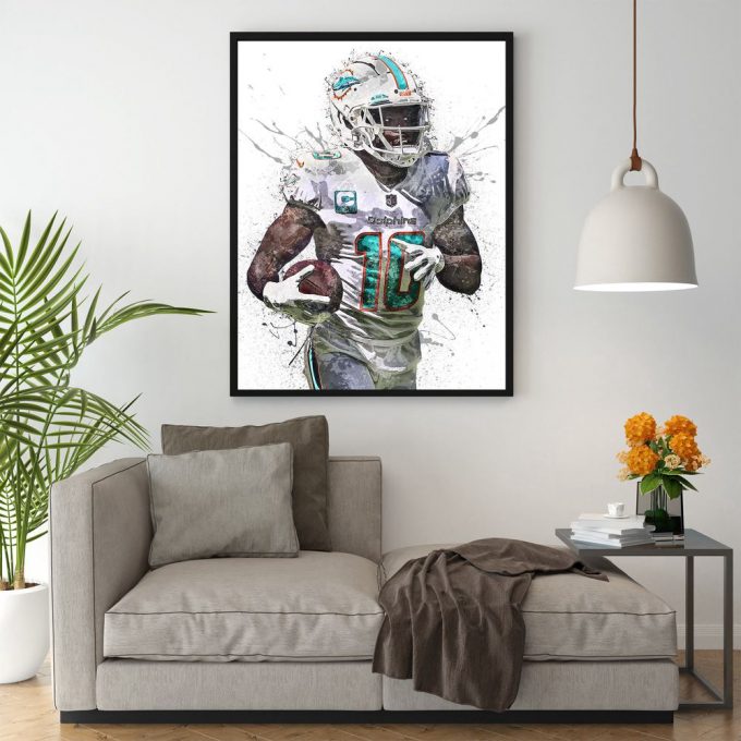 Tyreek Hill Poster For Home Decor Gift, Miami Dolphins 2