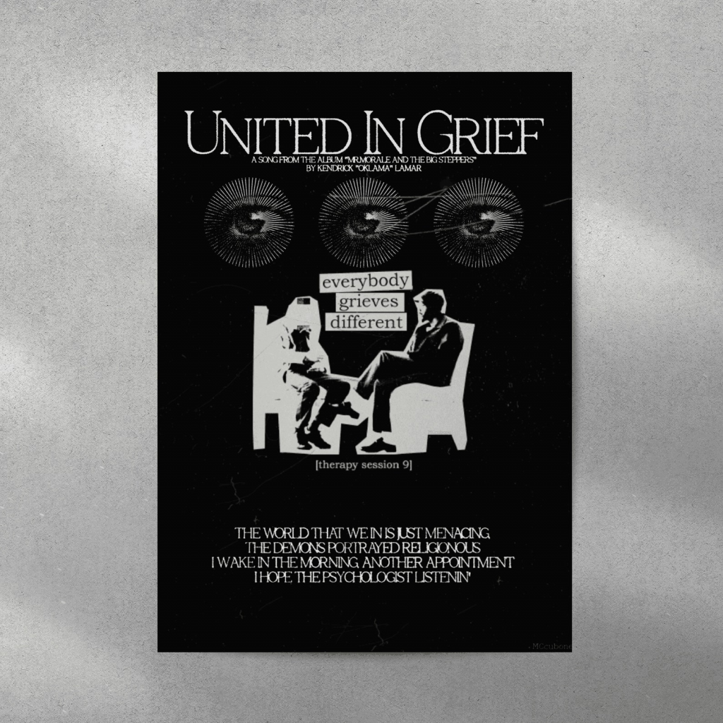 United In Grief Kendrick Lamar Poster - Gift For Home Decor - Gift For Home Decor 3