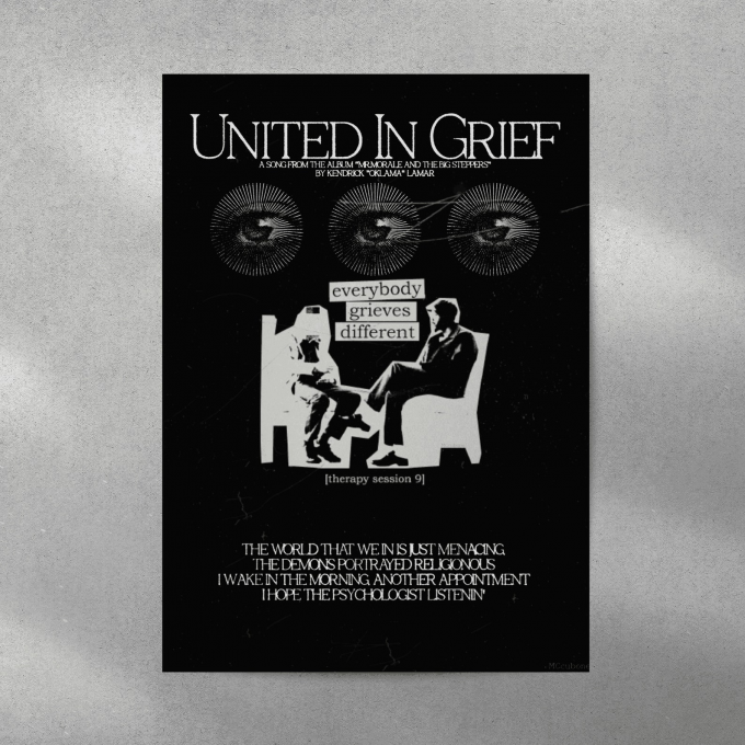 United In Grief Kendrick Lamar Poster - Gift For Home Decor - Gift For Home Decor 2