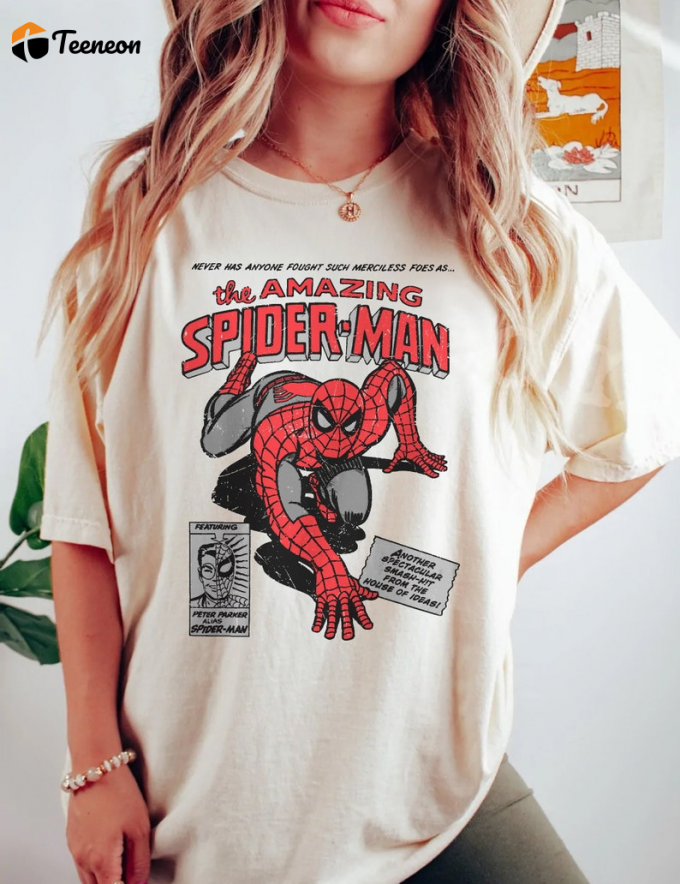 Authentic Vintage 90S Marvel Amazing Spider-Man Shirt - Classic Collectible For Fans 1