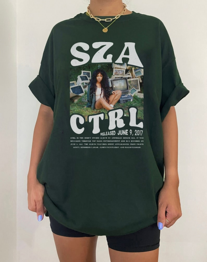 Get Stylish With Vintage Ctrl Album By Sza Shirt - Limited Edition Merchandise 2