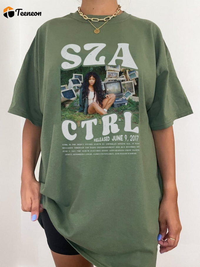 Get Stylish With Vintage Ctrl Album By Sza Shirt - Limited Edition Merchandise 1