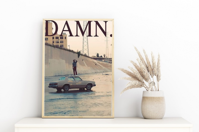 Vintage Damn Kendrick Lamar Albums Cover Poster - Gift For Home Decor - Gift For Home Decor 4