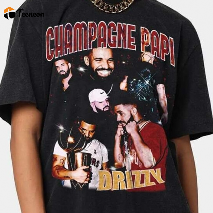 Authentic Vintage Drake Champagne Papi Shirt - Stylish &Amp;Amp; Limited Edition 1