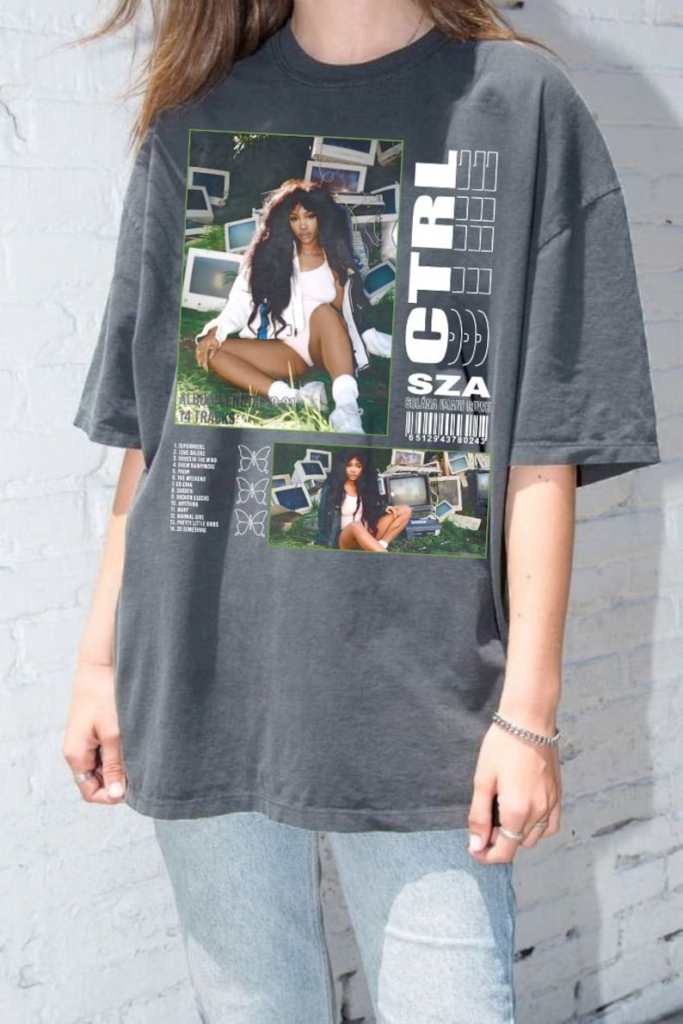 Shop The Classic Vintage Sza Ctrl Shirt - Exclusive Design For True Music Lovers 14