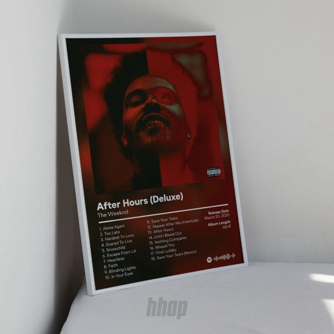 Weeknds - After Hours Deluxe Album Poster For Home Decor Gift 2