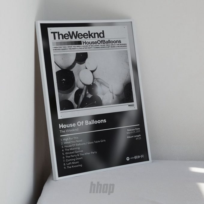 Weeknds - House Of Balloons Album Cover Poster For Home Decor Gift 2