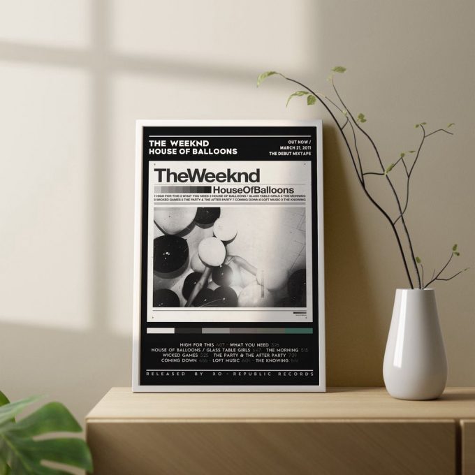 Weeknds - House Of Balloons Album Poster For Home Decor Gift 2