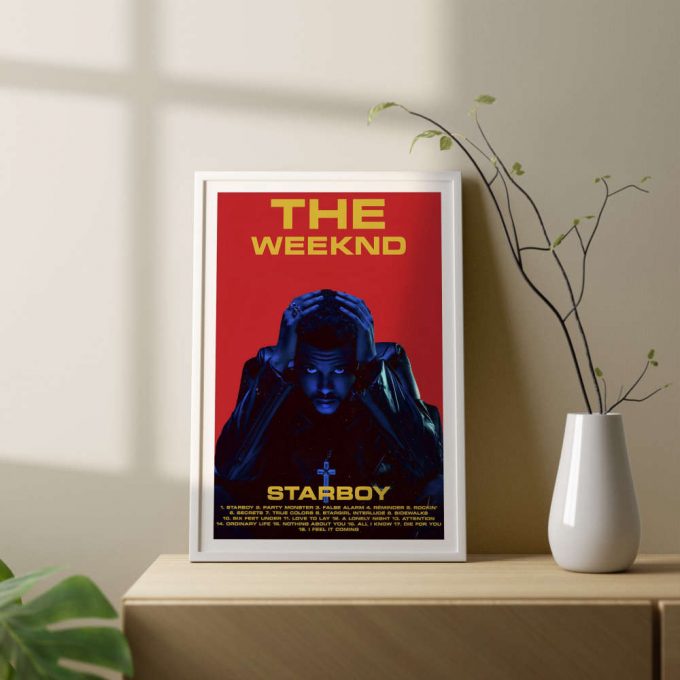 Weeknds - Starboy Album Poster For Home Decor Gift 3