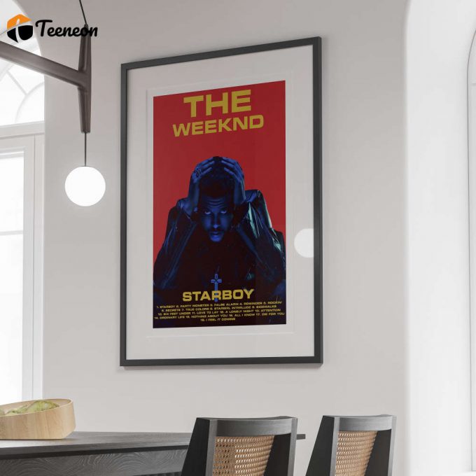 Weeknds - Starboy Album Poster For Home Decor Gift 1