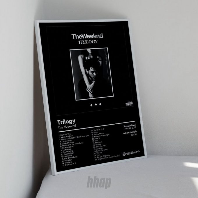 Weeknds - Trilogy Album Cover Poster For Home Decor Gift 2