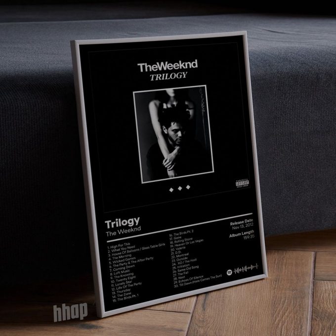 Weeknds - Trilogy Album Cover Poster For Home Decor Gift 4