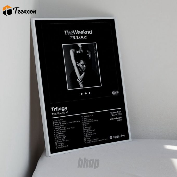 Weeknds - Trilogy Album Cover Poster For Home Decor Gift 1