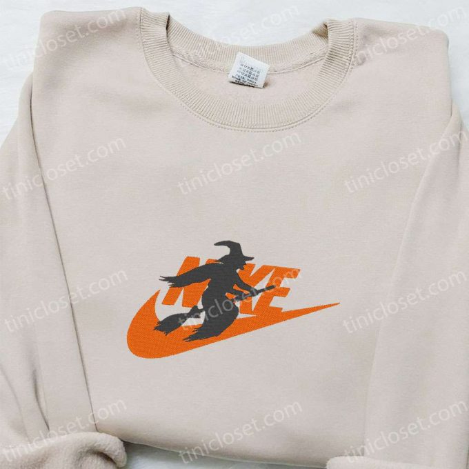 Witch X Nike Embroidered Shirt Hoodie &Amp; Sweatshirt: Spooktacular Halloween Collection With Nike-Inspired D Gift For Men Women 4