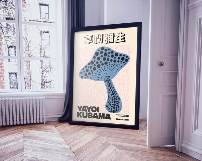 Yayoi Kusama Poster For Home Decor Gift Kusama Mushroom Poster For Home Decor Gift 5