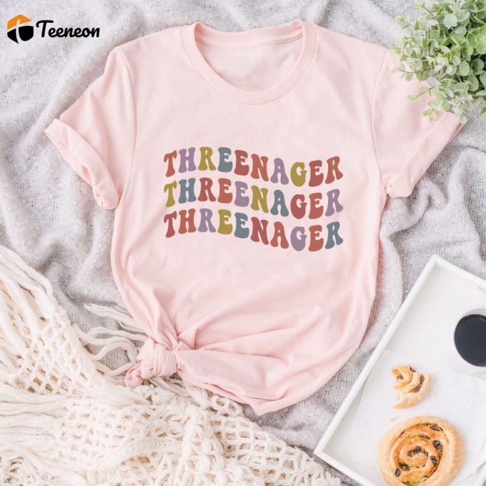 3Rd Birthday Shirt: Threenager Toddler Gift For Three-Year-Olds 1