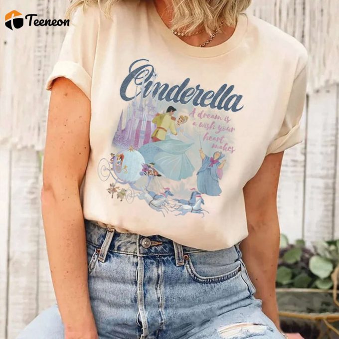 Dreamy Cinderella Princess Shirt: Mickey Ear Disneyworld &Amp;Amp; Disneyland Family Shirt 1