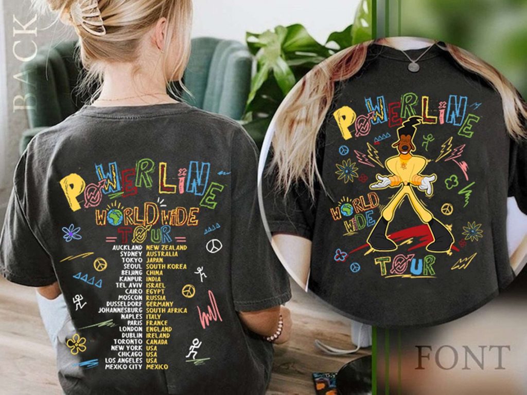 Get The Powerline World Tour 95 Shirt Sweatshirt Stand Out Tour Shirt And Sweater - Shop Now! 2