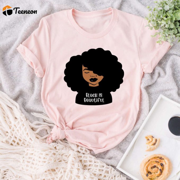 Empowering Afro Woman Shirt: Queenly Tees For African American Ladies 1