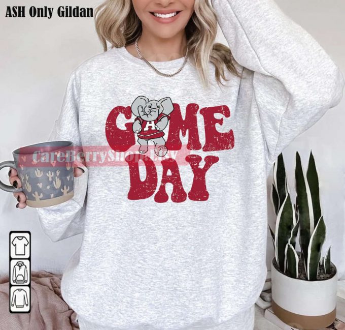 Alabama Game Day Football Shirt &Amp; Crewneck Sweatshirt - Roll Tide Bama Gift 2