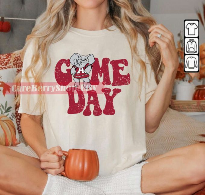 Alabama Game Day Football Shirt &Amp; Crewneck Sweatshirt - Roll Tide Bama Gift 3