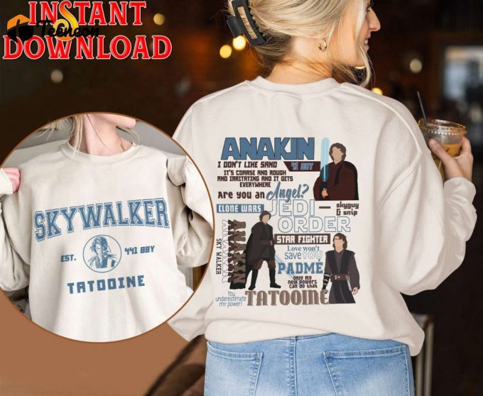 Star Wars Movie: Anakin Skywalker Ahsoka Tano Luke Skywalker Pngs Dark Side Baby Yoda Shirt 1