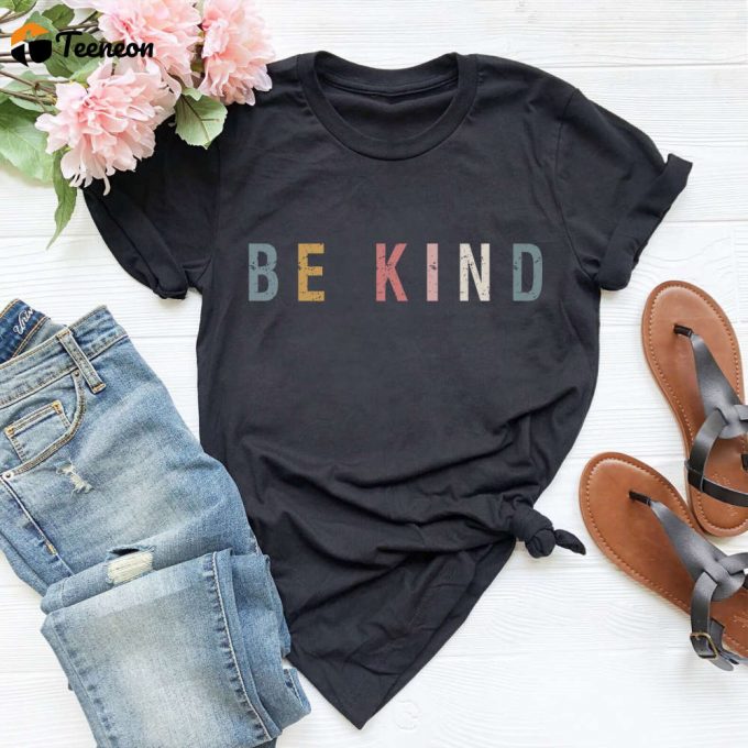 Be Kind &Amp;Amp; Love One Another: Retro Vintage Jesus Christian Women S Shirt 1