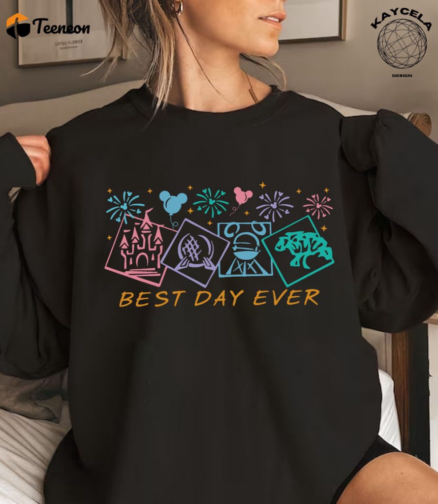 Experience The Best Day Ever With Our Disney Theme Park Shirt - Perfect For Cute World Travelers And Magic Kingdom Outfits At Epcot Tee! 3