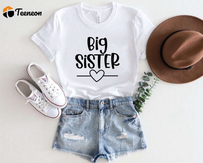 Big Sister Shirt Little Sister Shirt: Pregnancy Announcement &Amp;Amp; Baby Announcement Shirts 1