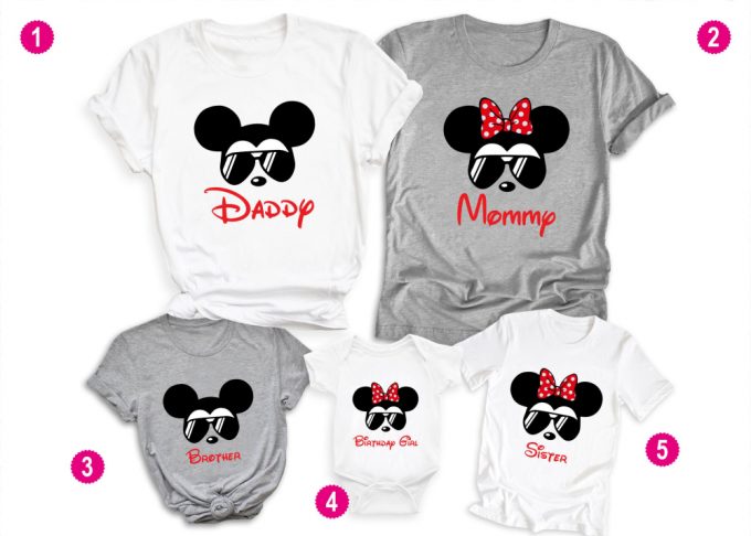 Birthday Boy &Amp; Squad Mickey Minnie Family Group Shirts - Celebrate With Disney! 2