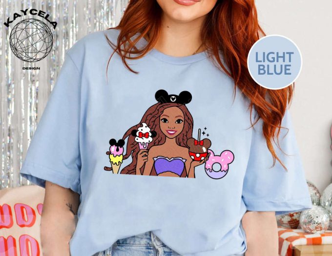 Black Ariel Snacks Shirt: Disney Ariel The Little Mermaid Best Day Ever Princess And Queen Shirt 2