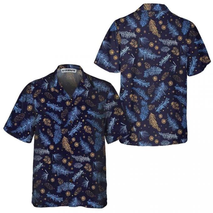 Blueish Winter Nature Hawaiian Shirt 2