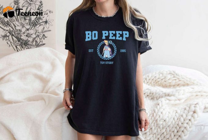 Bo Peep T-Shirt Toy Story Characters Funny Cartoon Shirt Disney Vacation Shirt Comfort Colors Holiday Shirt Andy Shirt 1