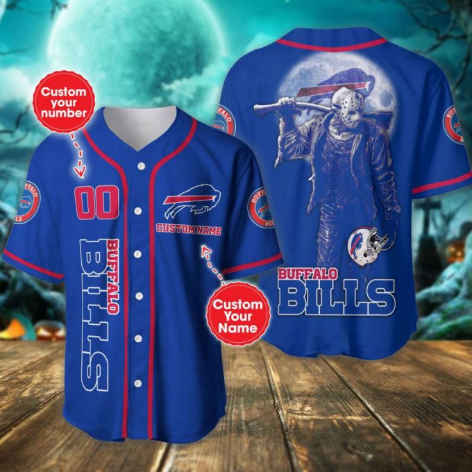 Buffalo Bills Personalized Baseball Jersey Gift For Men Dad 2