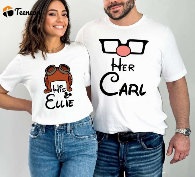 Disney Carl And Ellie Shirts: Valentine Sweatshirt Mr And Mrs Honeymoon Cute Couple Shirt – Perfect Valentines Day Gift! 1