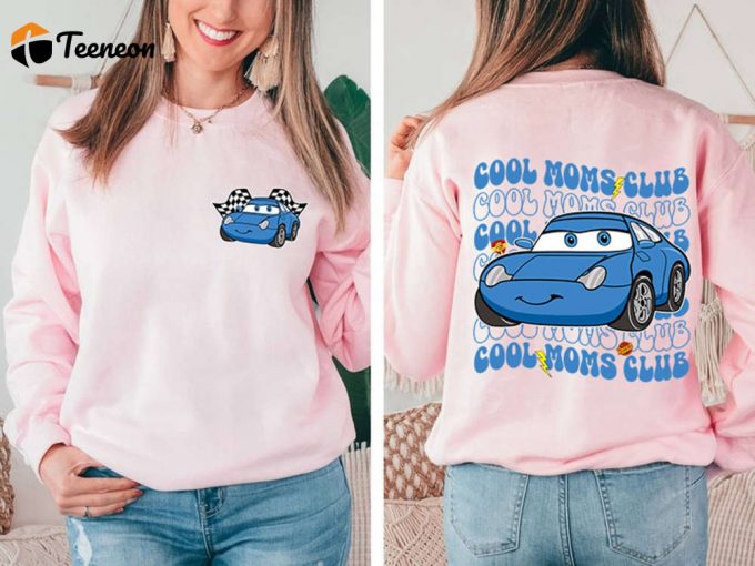 Cars Mcqueen &Amp;Amp; Sally Cool Couple Shirt Lightning Mcqueen &Amp;Amp; Sally Sweatshirt Disneyland Family Tee 1