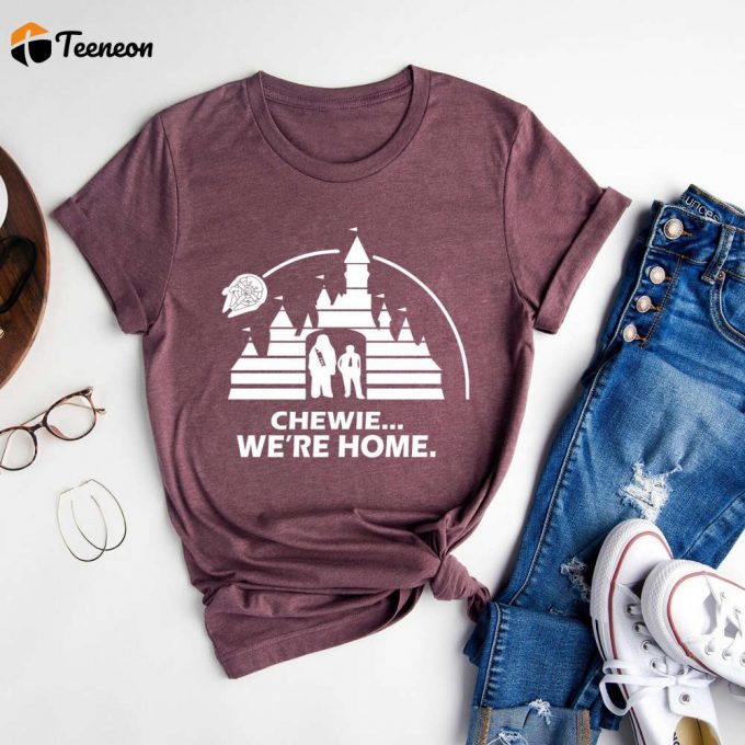 Chewie Shirt: Disney Star Wars Galaxy S Edge Family Tee - Chewbacca We Re Home 1