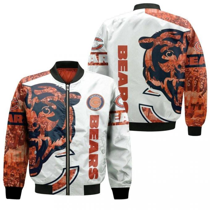 Chicago Bears For Bears Fan Bomber Jacket - Gift For Men Women 2