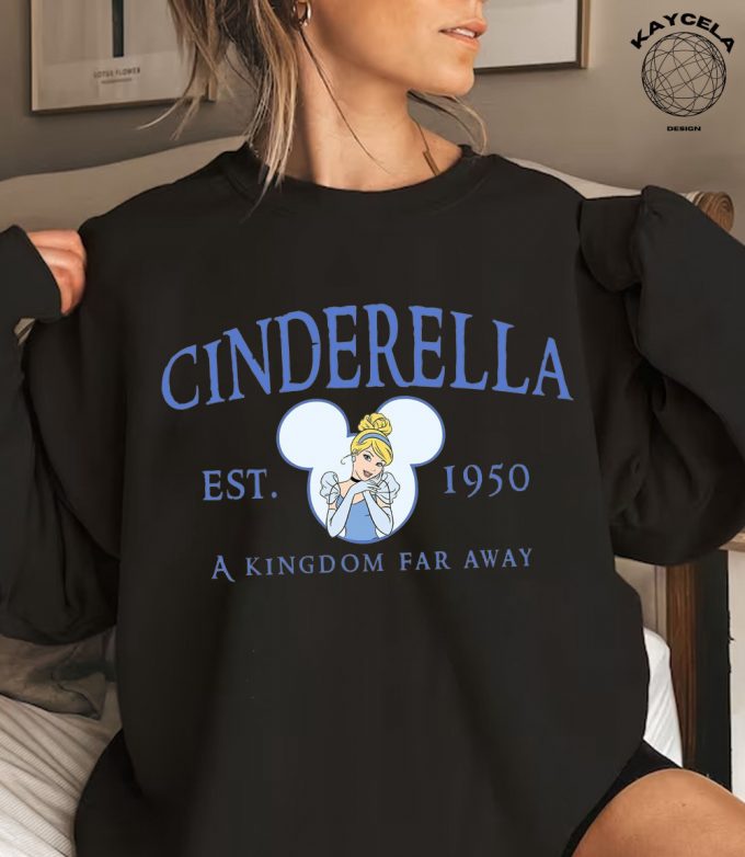 Shop The Comfort Colors® Disney Cinderella Est 1950 Shirt And Unleash Your Inner Disney Princess! Cinderella Shirt For True Disney Fans 2