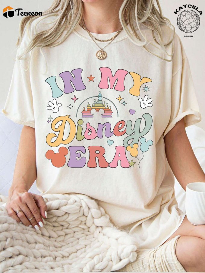 Disney Era Shirt: Colorful Vacation Aesthetics With Comfort Colors® - Explore Disneyworld In Style With Disney Castle Shirts 1